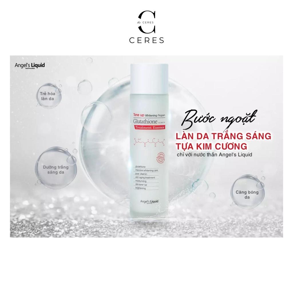 Nước Hoa Hồng Angel Liquid Dưỡng Trắng Toner Cao Cấp Whitening Program Glutathione Treatment