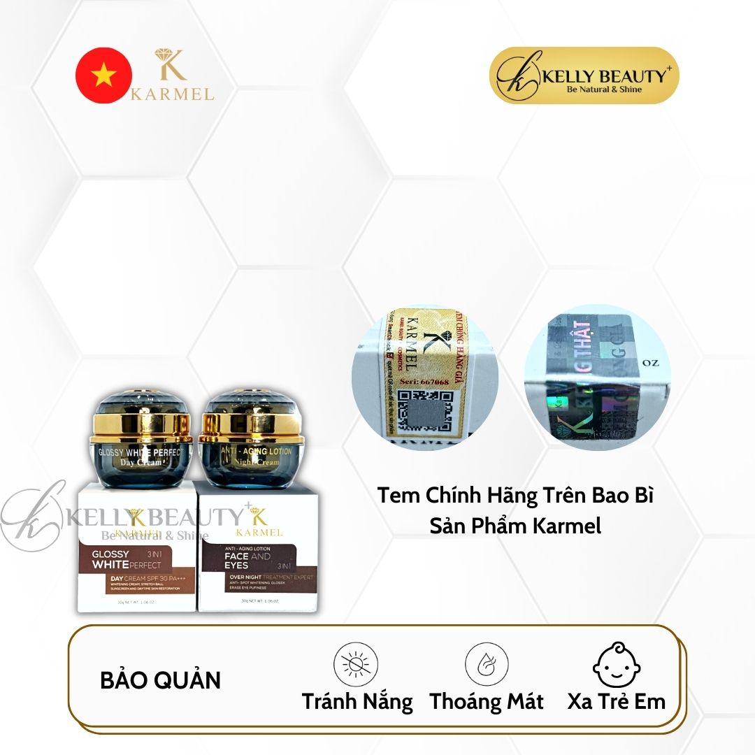 Kem Dưỡng Tái Sinh Đa Tầng Karmel – Giúp Da Trắng Sáng, Săn Chắc, Đàn Hồi và Mịn Màng Da | Kelly Beauty