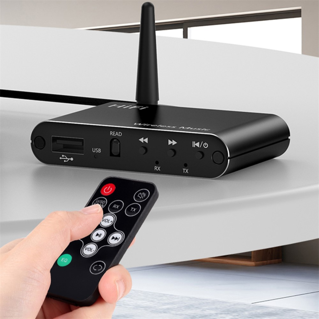 Bộ Thu Phát Âm Thanh Bluetooth 5.4 2in1 AUX 3.5mm, adapter cho loa ampli TV PC BT100 - Hàng Nhập Khẩu