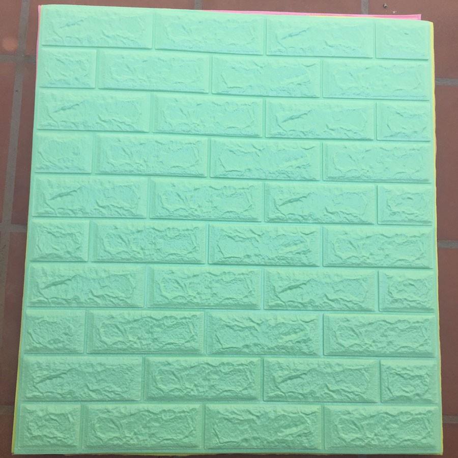 Xốp dán tường giả gạch 3D - Khổ lớn 70x77cm mẫu mới chống va đập bền hình ảnh đẹp