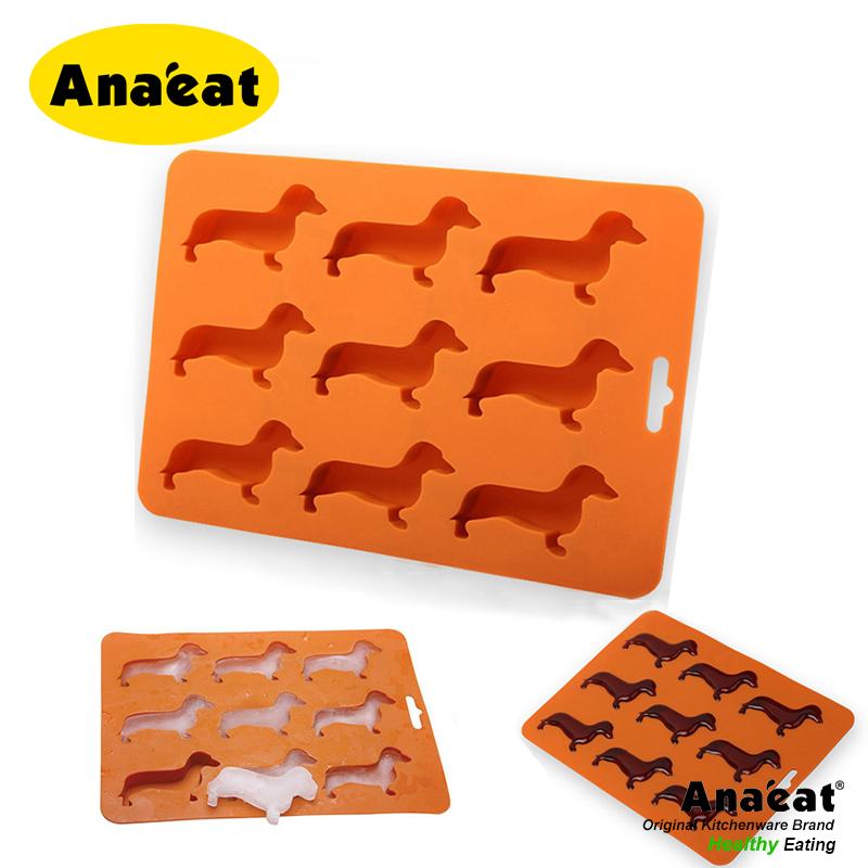 Khuôn silicone ANAEAT để làm sô cô la và đá viên