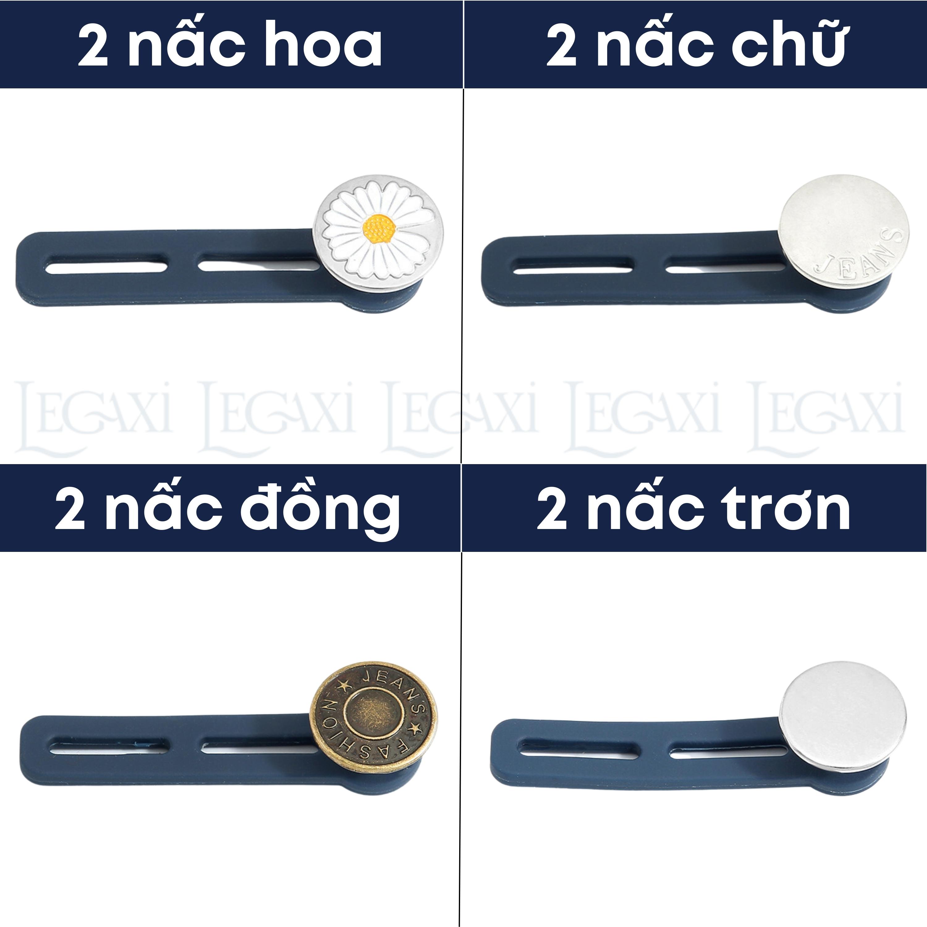 Khóa Cài, Khuy Gài Nới Rộng Eo Quần Không Cần May Điều Chỉnh Thắt Lưng Jean Váy Jean Cho Nam Nữ Tiện Lợi Legaxi