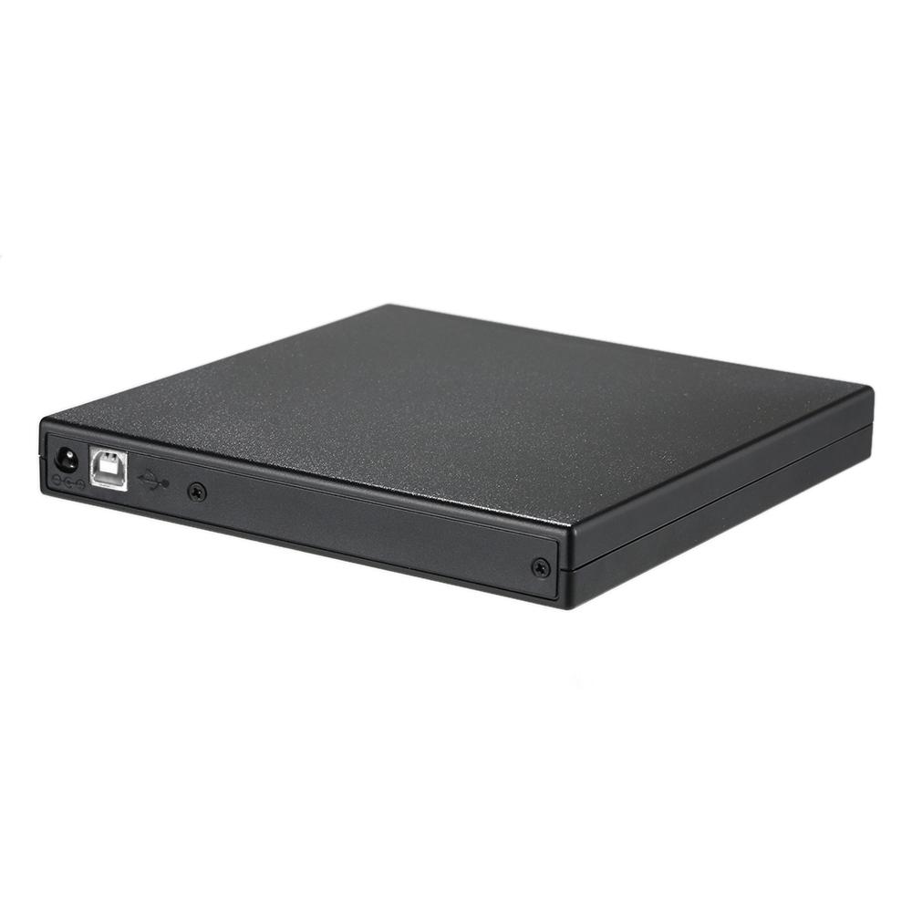 USB 2.0 Portable Slim External DVD/CD-RW Optical Disc Drive Reader Writer Player with Combo CD-RW Burner for MacBook/Air/Pro Laptop PC Desktop