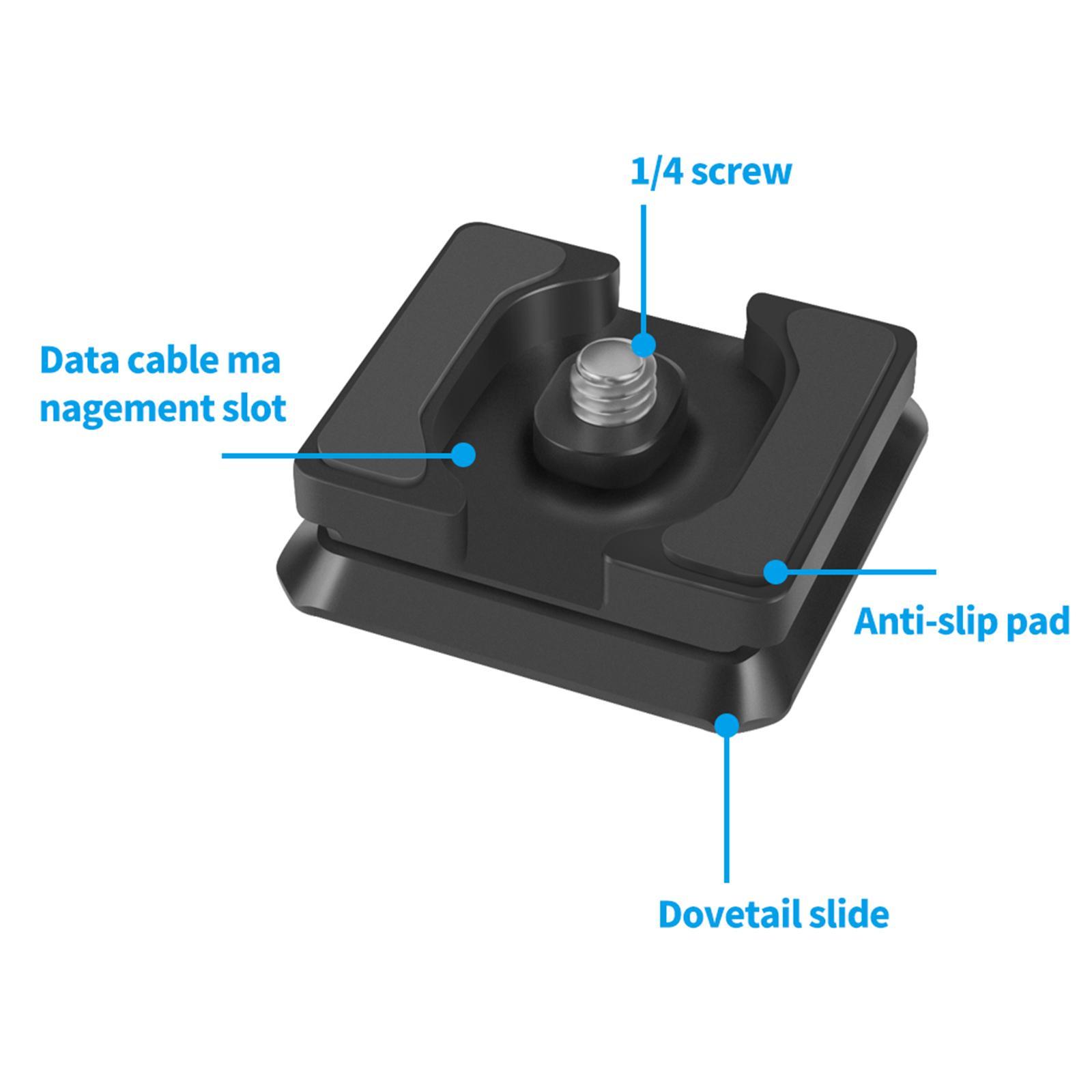 Replacement Quick Release Plate Camera Mount Adapter Clamp for Digital Camera Slr