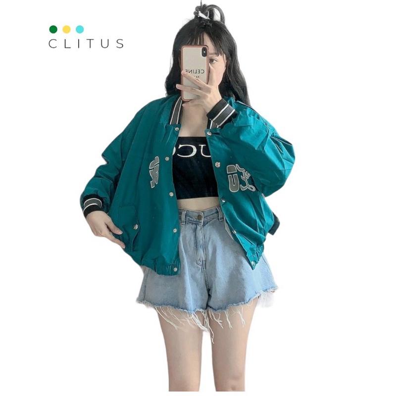 Áo Khoác Bomber Nữ Chất Liệu Siêu Đẹp - CLITUS FASHION