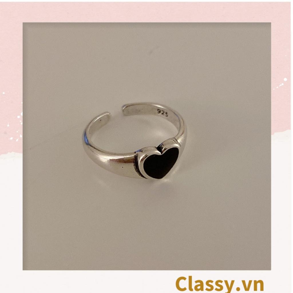 Classy nhẫn hở hình trái tim nhiều mẫu cá tính dễ phối đồ dành cho nữ  PK1394