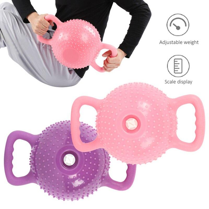 Yoga Fitness Kettlebell Adjustable Portable Kettlebell Dumbbell Double Handle Pilates Body Sculpting Fitness Equipment