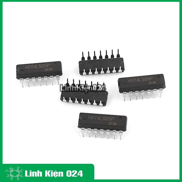 Chíp 74LS05 Hex Inverter DIP14