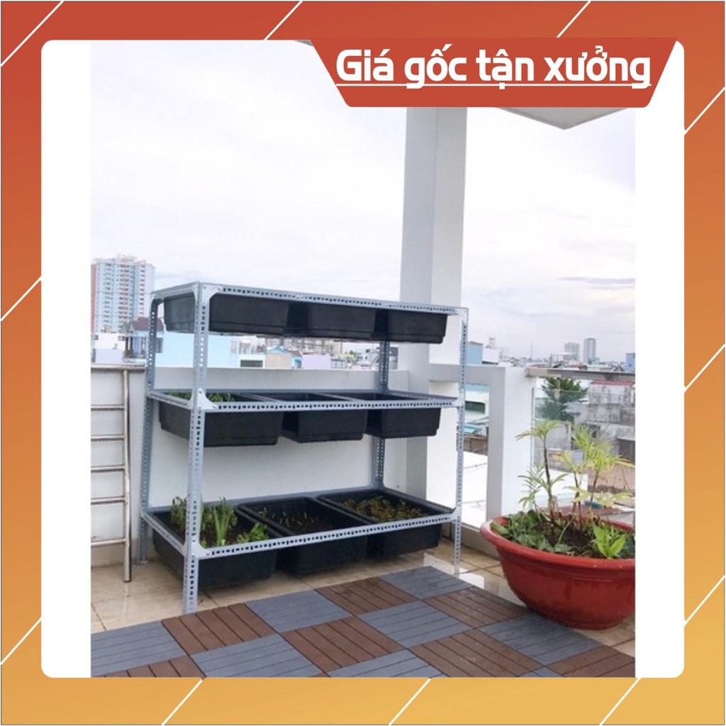 Kệ sắt v lỗ trồng rau đa năng tiện lợi