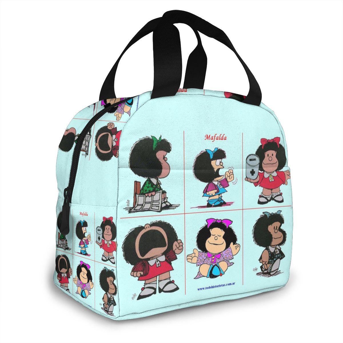 Mafalda Túi Đựng Đồ Ăn Trưa Kid Nữ Cách Điện Di Động Chống Nước Dã Ngoại Coole Túi Ăn Sáng Trường Có Thể Tái Sử Dụng Túi Đựng Thực Phẩm Mới 2021