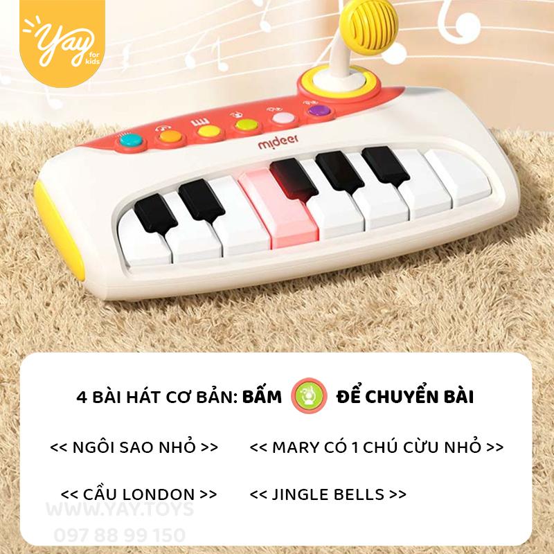 Đàn Điện Tử Mini 6 Chức Năng Cho Bé Từ 18 Tháng | Mideer