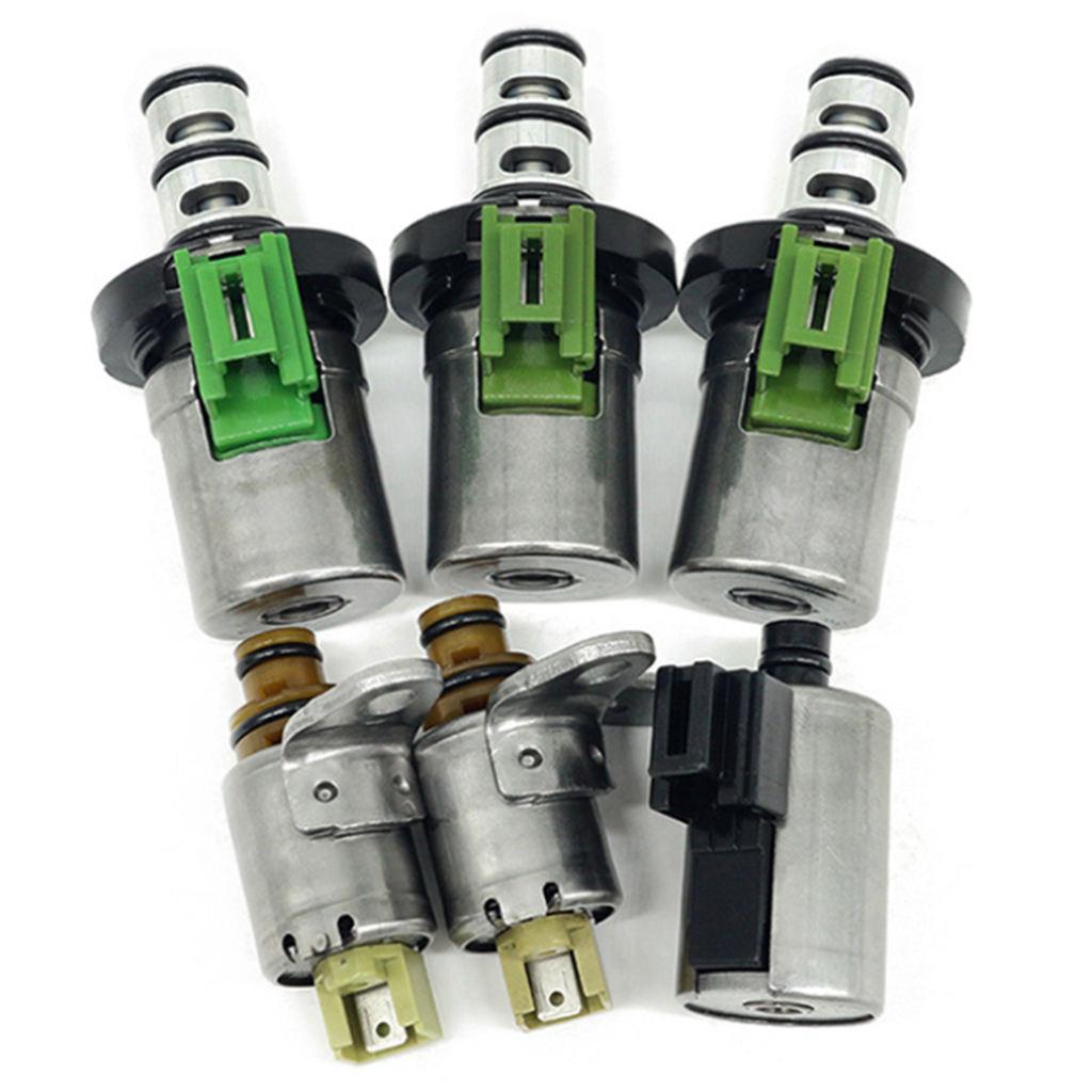 Transmission Solenoid Kit 6 Pieces for Mazda 2 3 5 6 CX7 MPV 4F27E Car