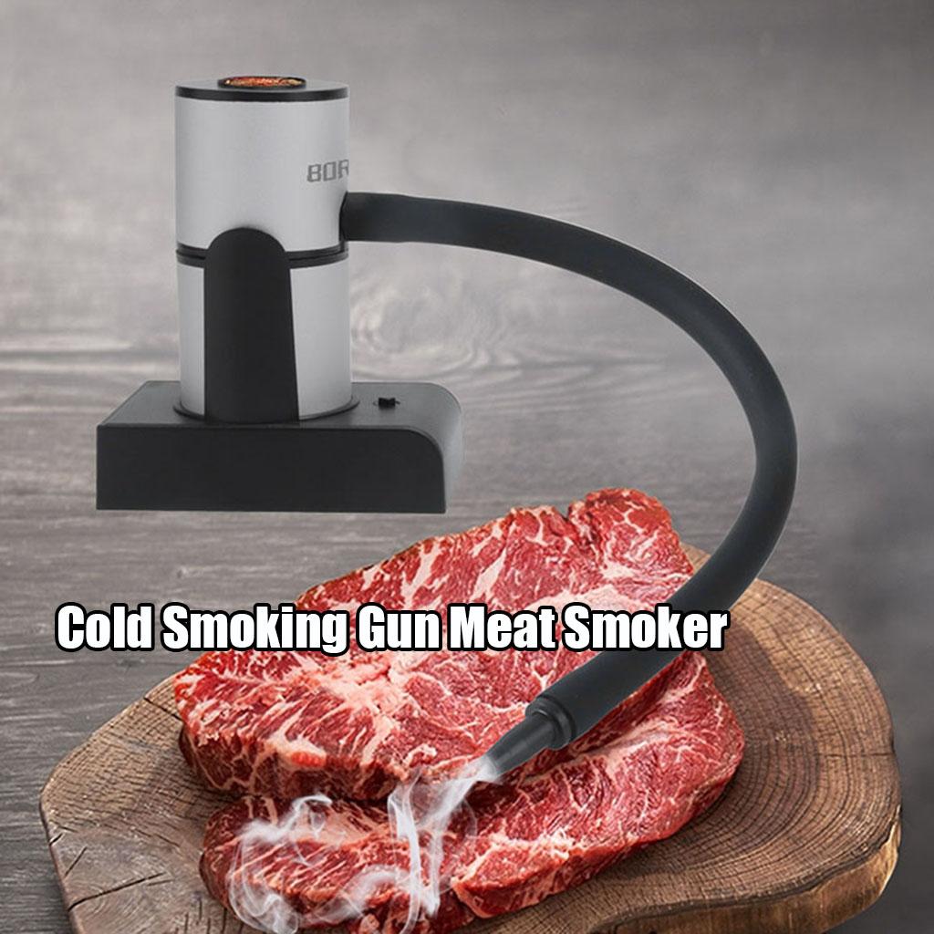 Food Smoke Infuser Meat Gun Smoker Cooking BBQ Meat Cheese