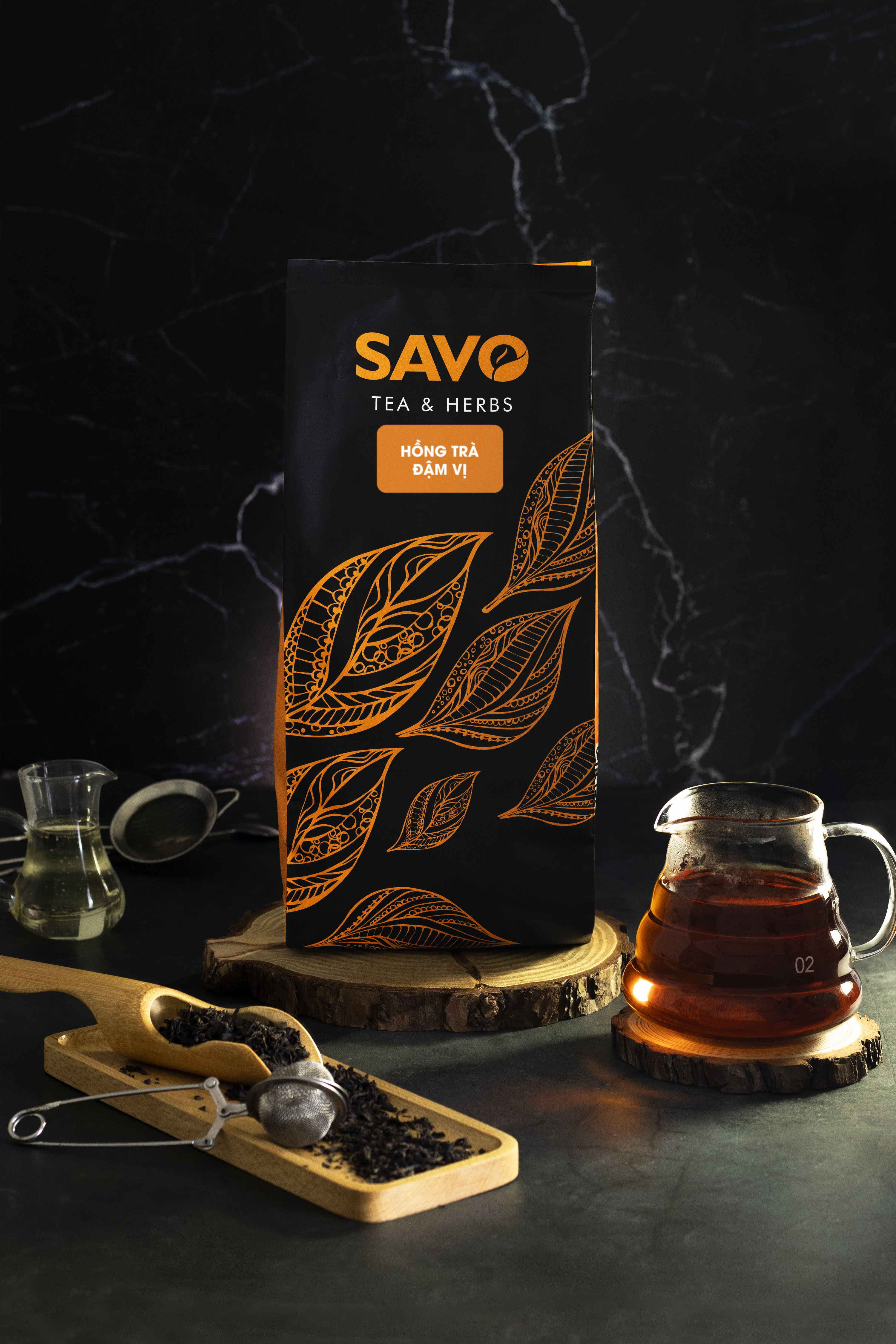 Trà SAVO Hồng Trà Đậm Vị - Túi 500gr