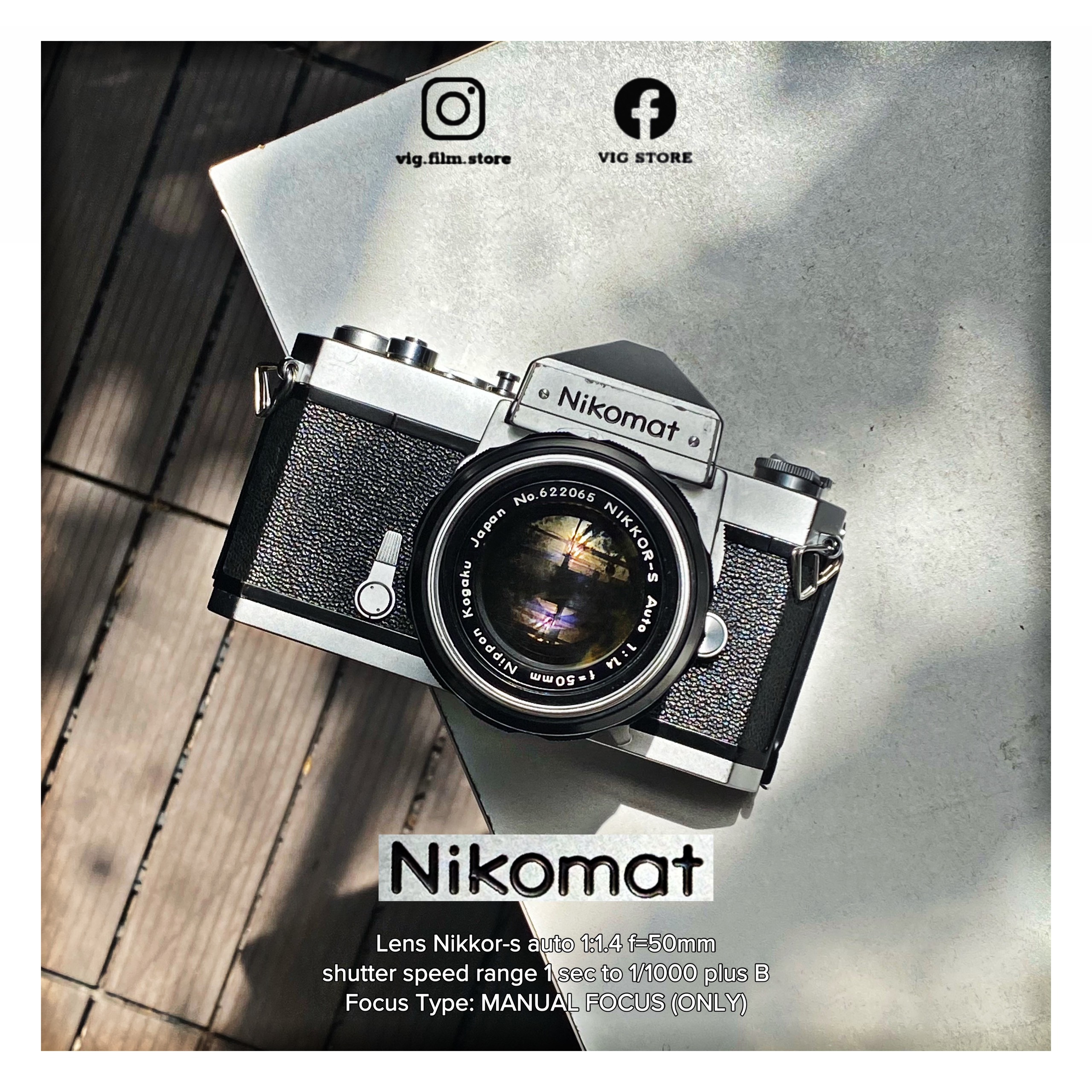 Máy ảnh film SLR Nikomat Ftn