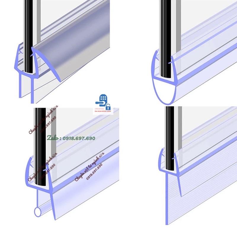 1m5 -1m2 Thanh ron chắn nước - chống va đập cửa kính cường lực