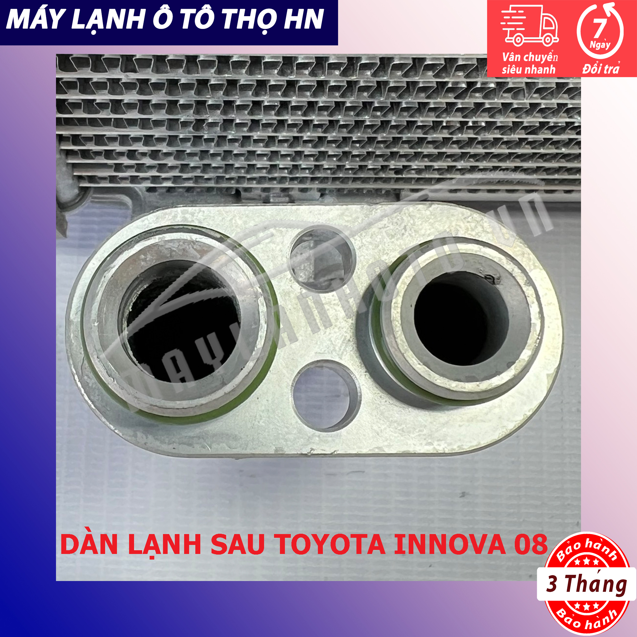 Dàn (giàn) lạnh Toyota Innova - Fortuner 2008 2009 2010 2011 2012 2013 2014 (giàn sau) Thái Lan 08 09 10 11 12 13 14