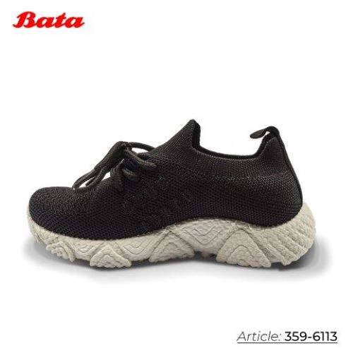 Giày sneaker trẻ em Thương hiệu Bata màu đen 359-6113