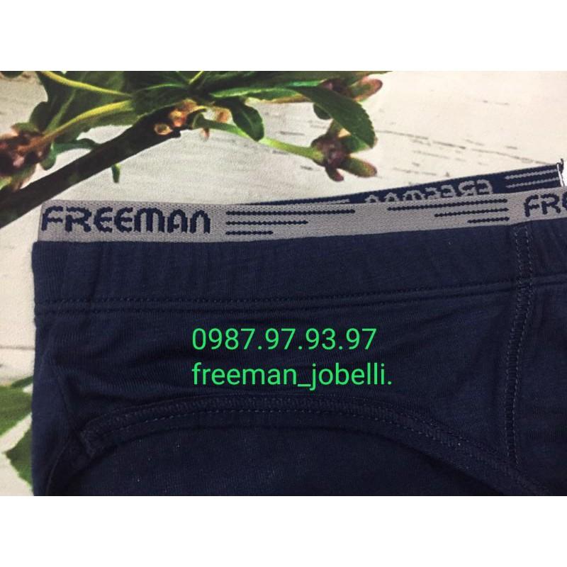 Quần lót cotton lụa 2 lưng Freeman 6043 siêu mát lạnh,kháng khuẩn