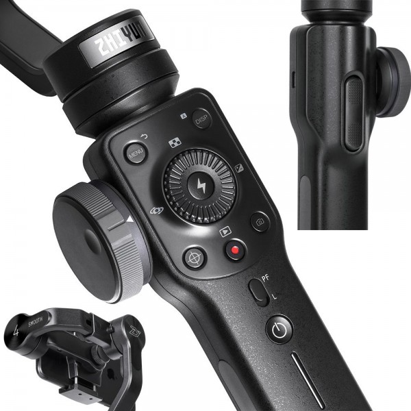 Tay cầm chống rung cho điện thoại Gimbal Zhiyun Smooth 4 - Chính hãng