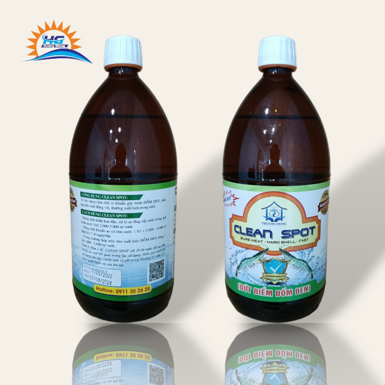 Diệt khuẩn đốm đen, đen mang, đứt râu, cho tôm.