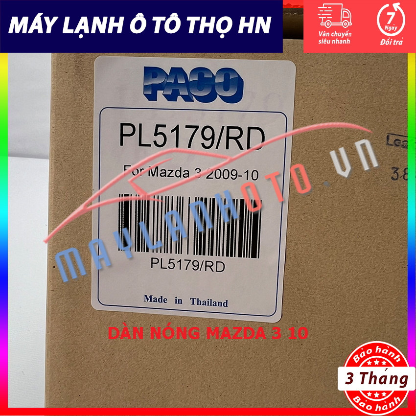 Dàn (giàn) nóng Mazda 3 đời 2010 Hàng xịn Thái Lan (hàng chính hãng nhập khẩu trực tiếp)