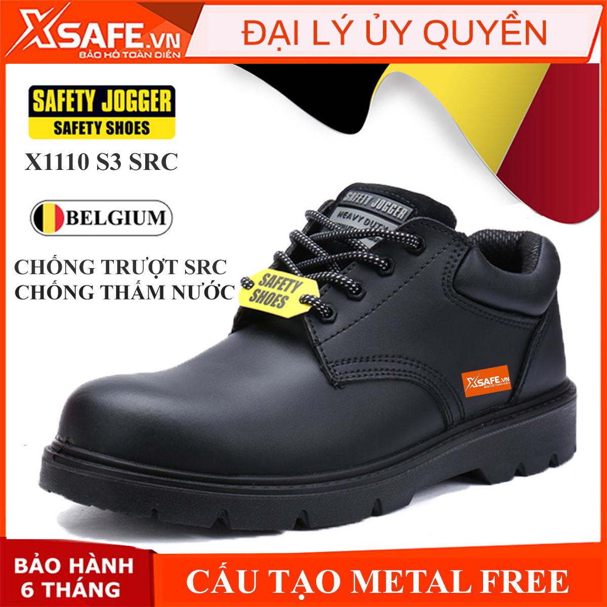 Giày Bảo Hộ Safety Jogger X1110 S3 Đế Đúc