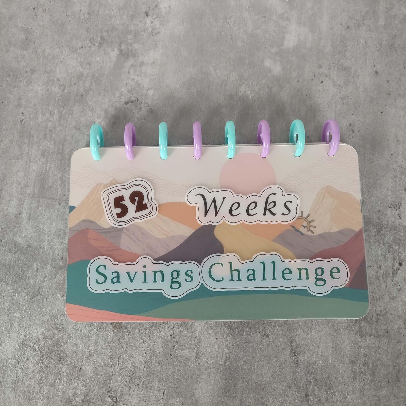 Money Saving Challenge Binder Money Organizer for Cash Coupon