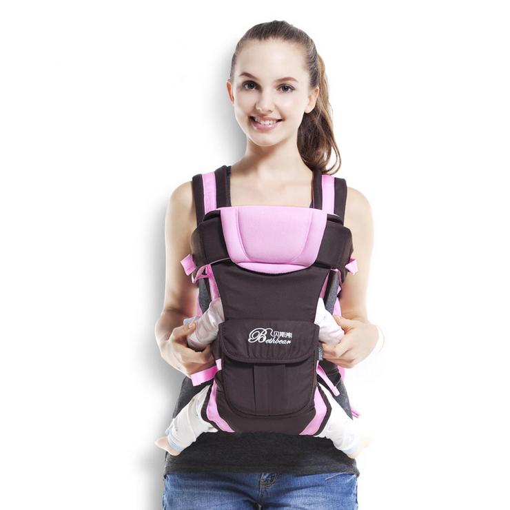 Đa Năng Ba Lô Cho Bé Tháng Em Bé Sling Công Thái Thoáng Khí Mặt Trước Ngang Cho Bé Kangaroo Túi Trẻ Sơ Sinh Bọc