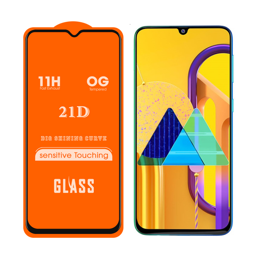 Kính Cường Lực 21D cho Samsung Galaxy M30s Full Keo Màn Hình 21D SIÊU BỀN, SIÊU CỨNG, ÔM SÁT MÁY- HANDTOWN- HÀNG CHÍNH HÃNG