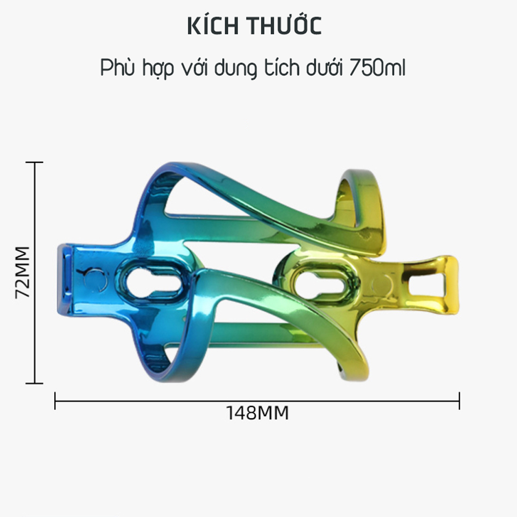 Giá Bình Nước Xe Đạp Nhiều Màu Sắc Lớp Xi Mạ Chất Liệu Nhựa PC XCLS (tặng kèm ốc vít) Mai Lee