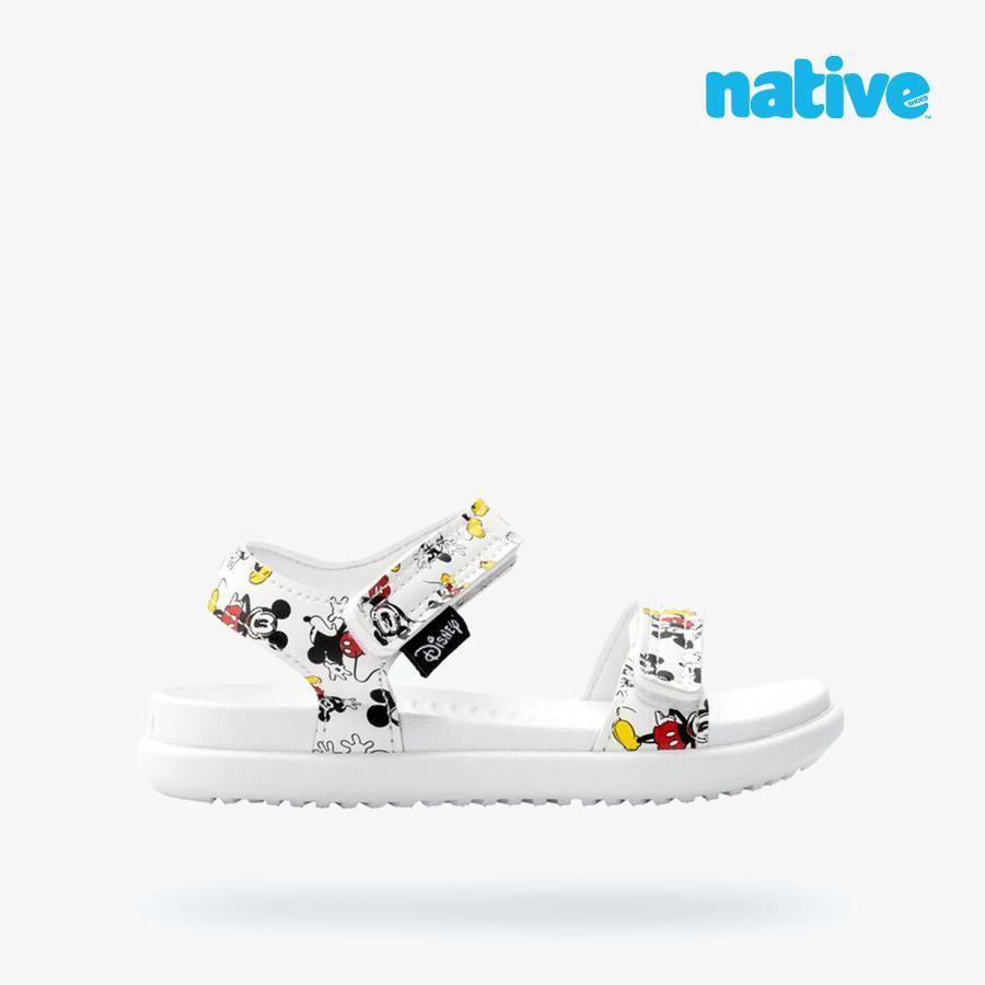 Giày Sandals Trẻ Em Unisex Native Charley Print  - Dsny Child - Trắng/ Nhiều màu