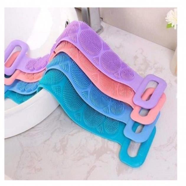 DÂY TẮM CHÀ LƯNG SILICON CÓ HỘP - GIAO MÀU NGẪU NHIÊN