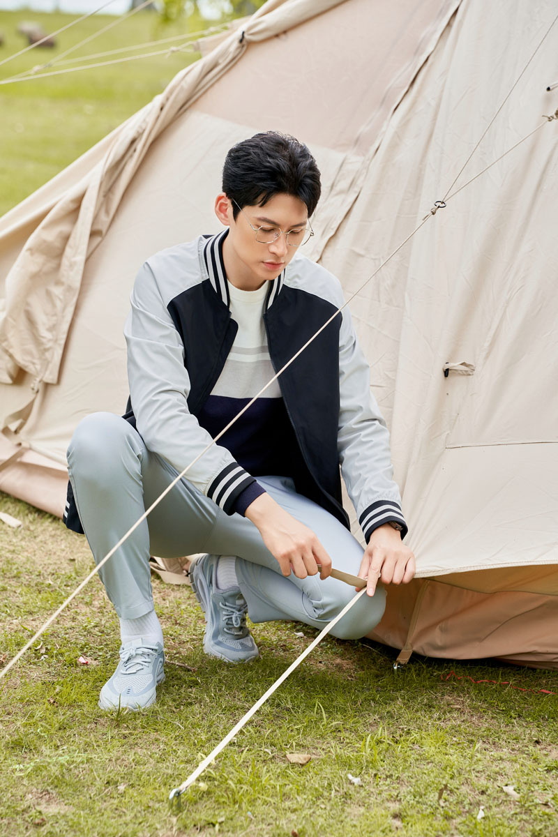 Áo Khoác Bomber Nam 5S FASHION Tay Raglan Trẻ Trung, Bo Phối Dệt Kẻ Năng Động (AKB24060)