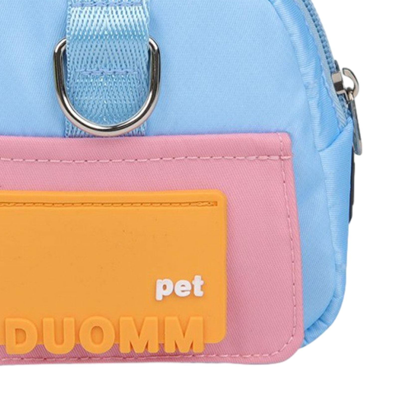 Dog Backpack Harness Dogs Puppy Bag with Harness Adjustable Puppy Dog Carriers with Leash for Daily Walking