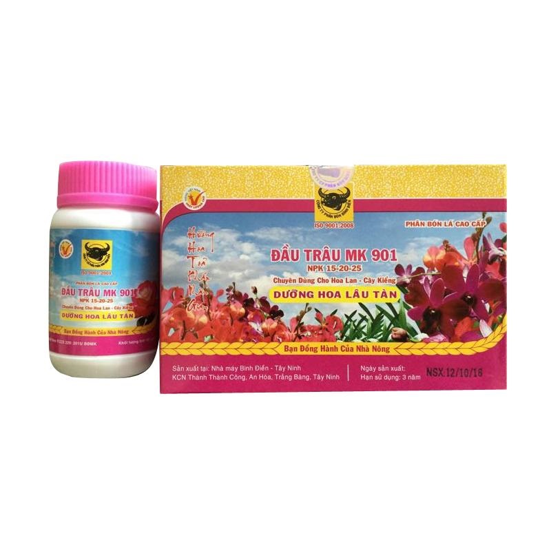 Bộ 3 lọ phân bón lá Bình Điền MK 901 - kích thích ra hoa và dưỡng hoa lâu tàn 100g (3 hũ x 100g)