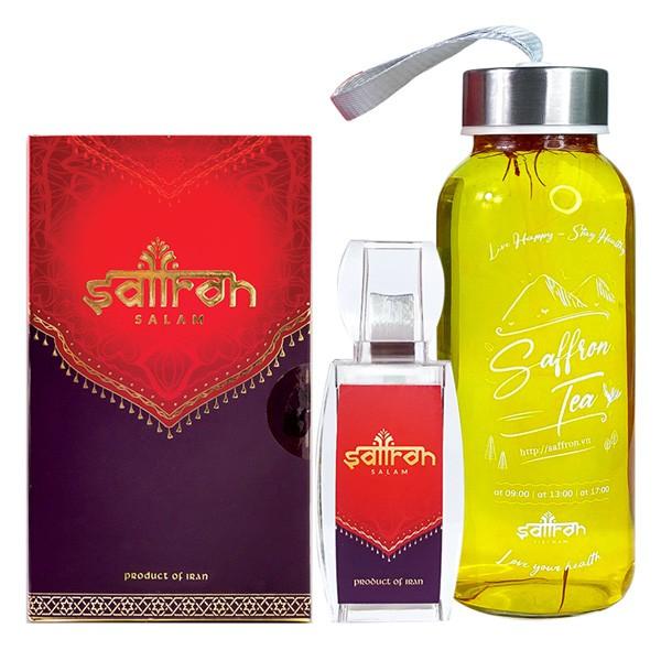 Nhụy Hoa Nghệ Tây Saffron Salam 1Gram/hộp Saffron Việt Nam Tặng Mật ong ngâm Saffron 100ml