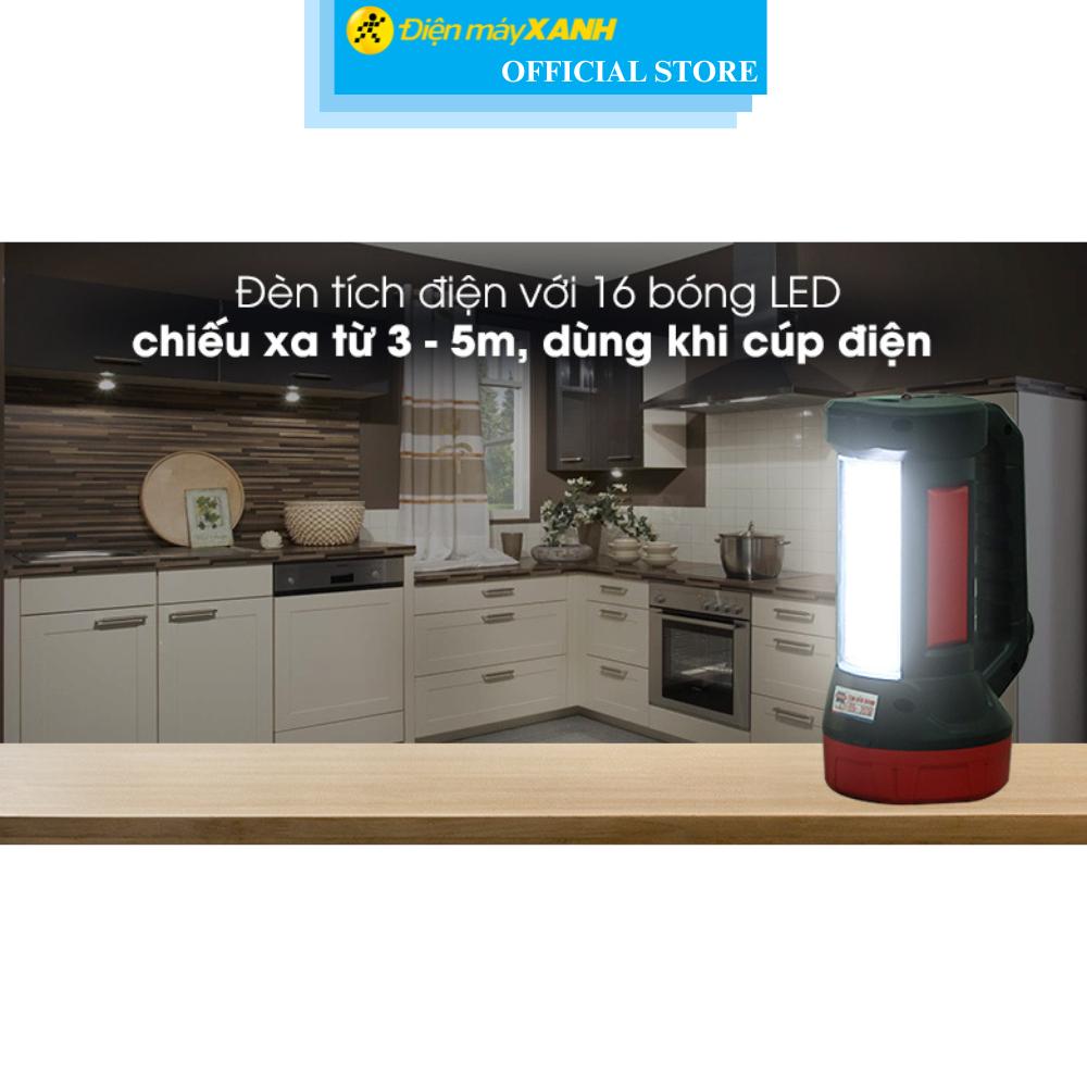 Đèn pin sạc đa năng Sunhouse SHE - 8100 - Hàng Chính Hãng
