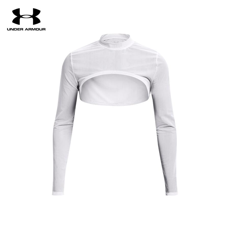 Áo thun tay dài thể thao nữ Under Armour Mesh Crop Mock - 1365997