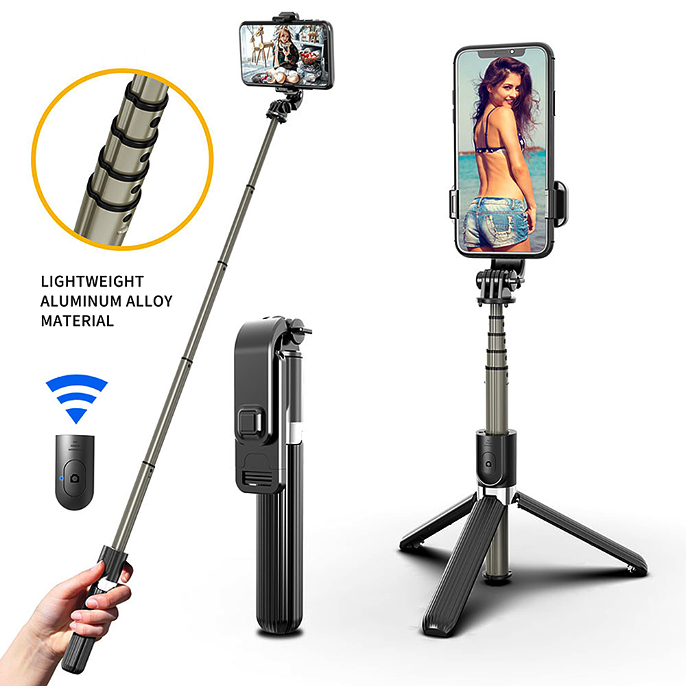 Chân Máy Chụp Ảnh L03 Bluetooth 4.0 Hợp Kim Nhôm Không Dây Có Thể Gập Lại Cho Máy Ảnh Gopro Smartphones