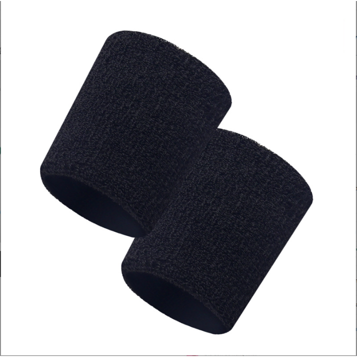 Combo gồm 2 chiếc Băng đô vải dệt kim thấm hút mồ hôi đeo cổ tay đeo trán thể thao