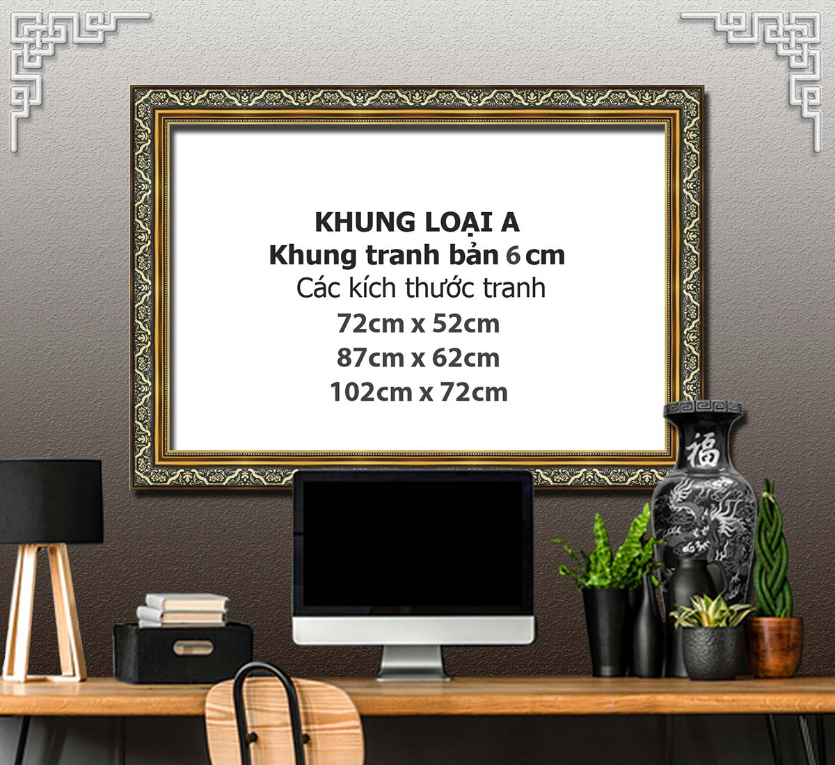 Bức tranh ĐỨC PHẬT gồm 2 lựa chọn chất liệu in UV trên vải lụa hoặc trên giấy ảnh bề mặt PVC gương:L8F-00400474L8