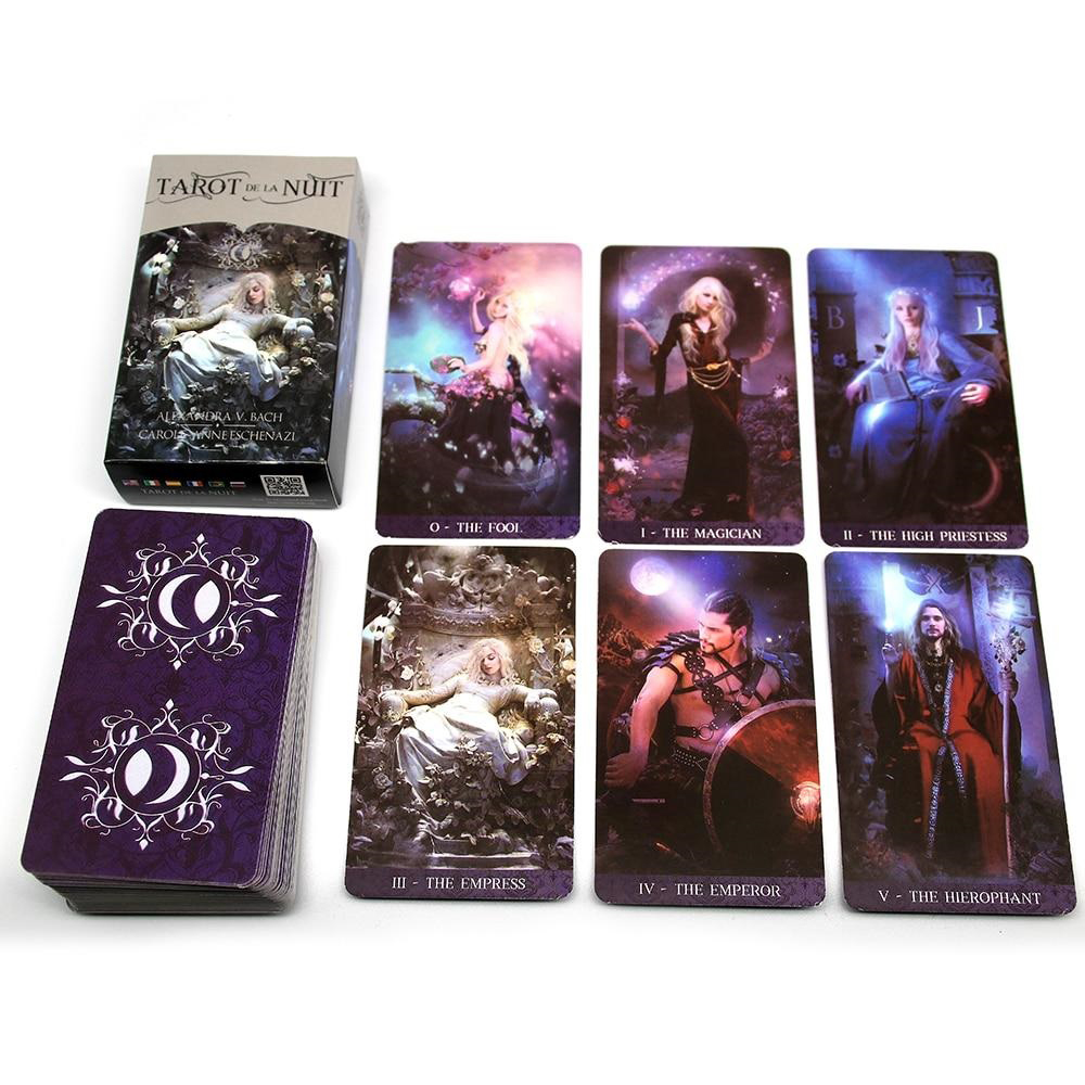 Bài Tarot De La Nuit 78 Lá Bài Và Đá Thanh Tẩy