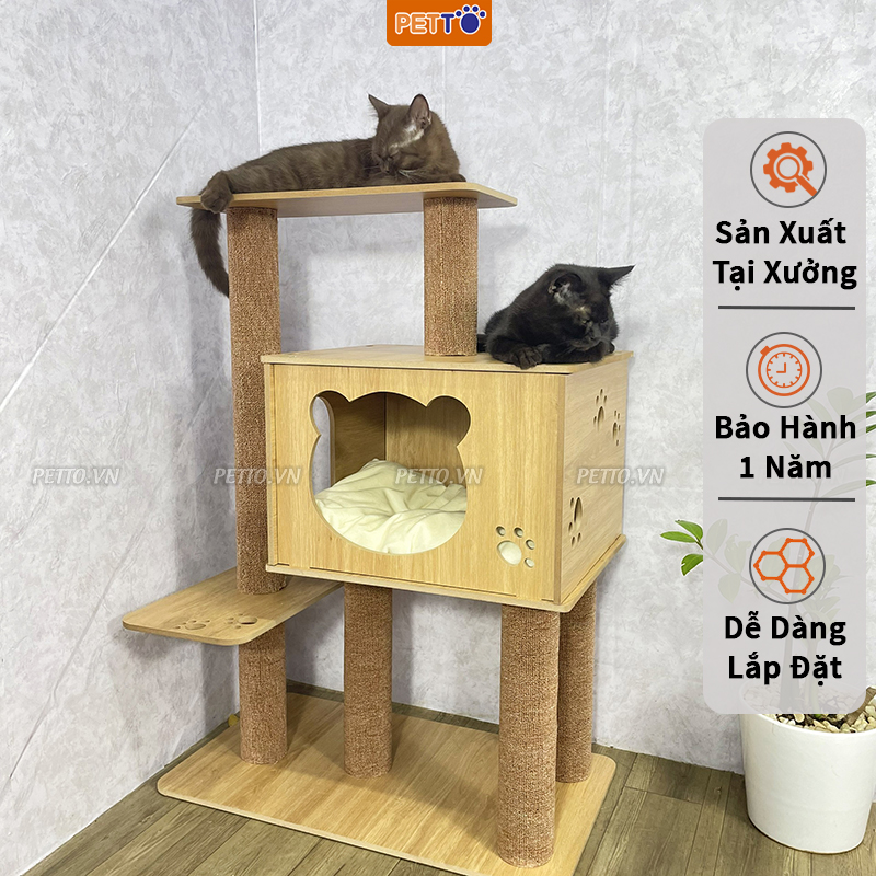 Nhà cây cho mèo Độc Đáo CT016