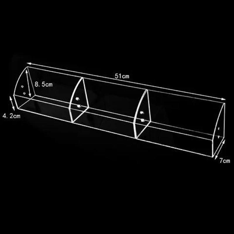 Kệ mica trưng bày sách, báo, tạp chí - 1 Ngăn