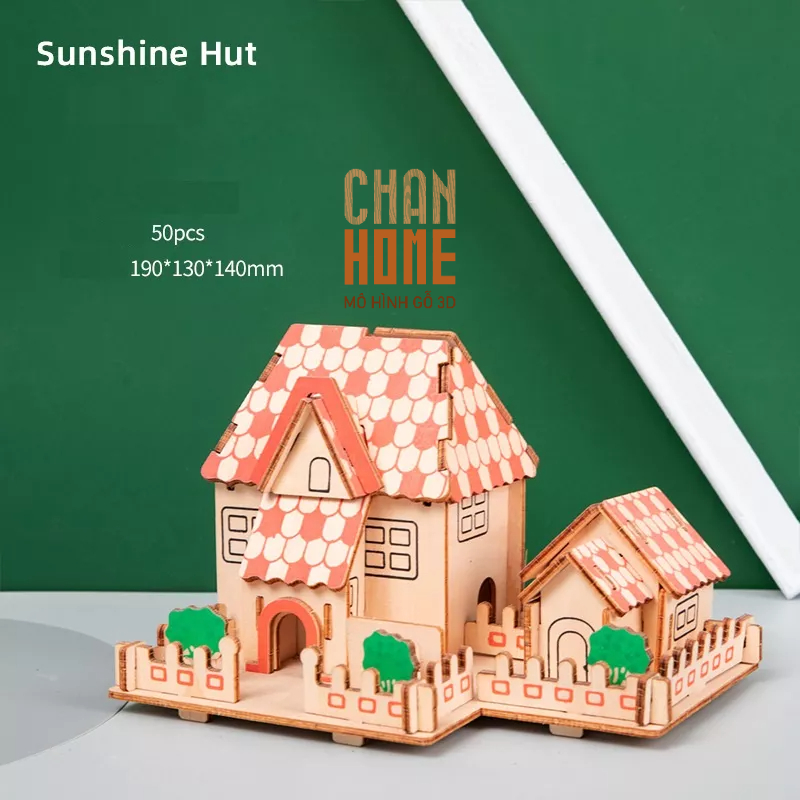 Đồ Chơi 3D Gỗ Thủ Công Lắp Ráp Mô Hình Kiến Trúc Đồ Chơi Giáo Dục Món Quà Tặng Độc Đáo