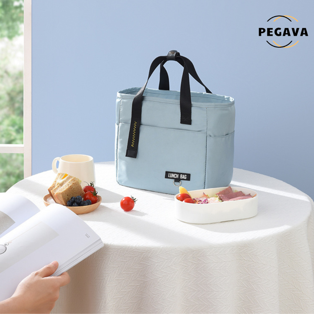 Túi Đựng Hộp Cơm Giữ Nhiệt PEGAVA Hộp Đựng Cơm Văn Phòng Chống Thấm Nước Lunch Bag RH254