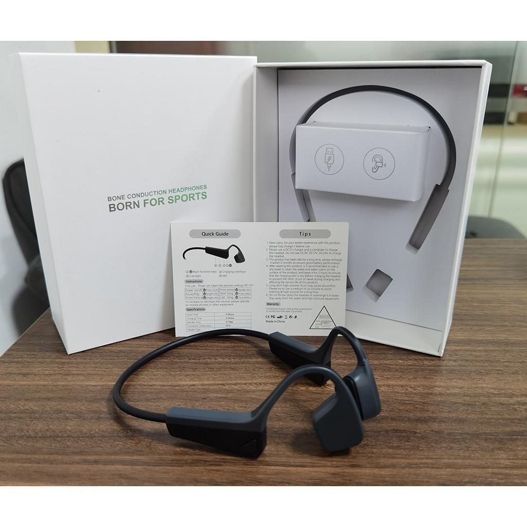 2x Sports Bone Conduction Earphone Wireless 5.0 Headset Headphone