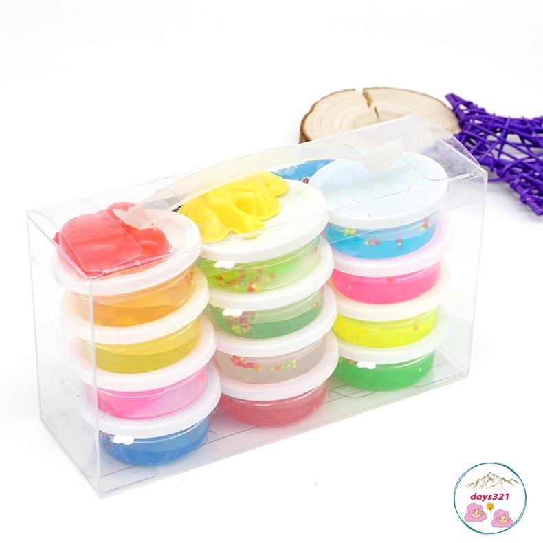 1 hộp Slime nhỏ nhiều màu chất nhờn ma quái (TÁCH LẺ) charm cốm xốp