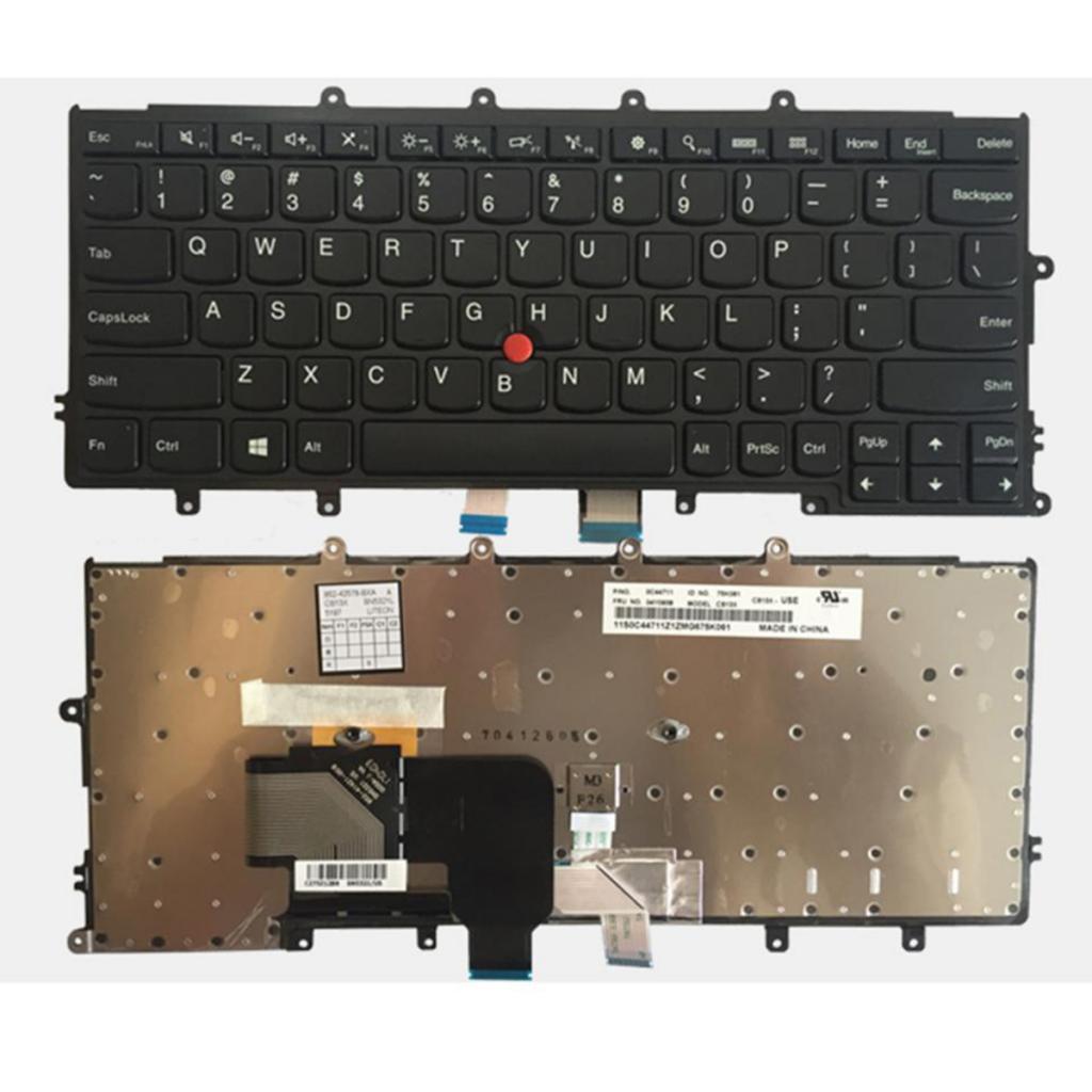 US-English Keyboard for   ThinkPad X240 X240S Black Frame,with Point
